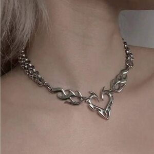 Vitaly style unisex silver chain necklace NEW
